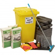 USK 244 C - Kit d'urgence universel avec conteneur à roulettes 240 L